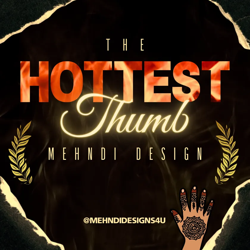 2023's Hottest Thumb Mehndi Designs: Trends to Follow