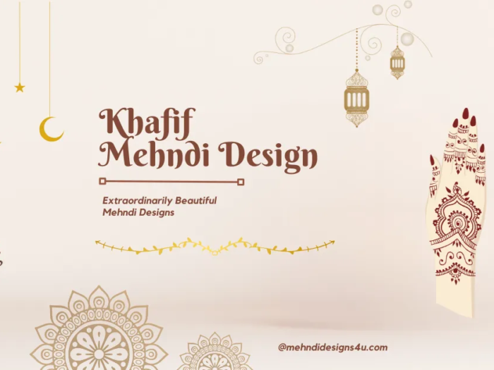 Best Trending Instagram Khafif Mehndi Design