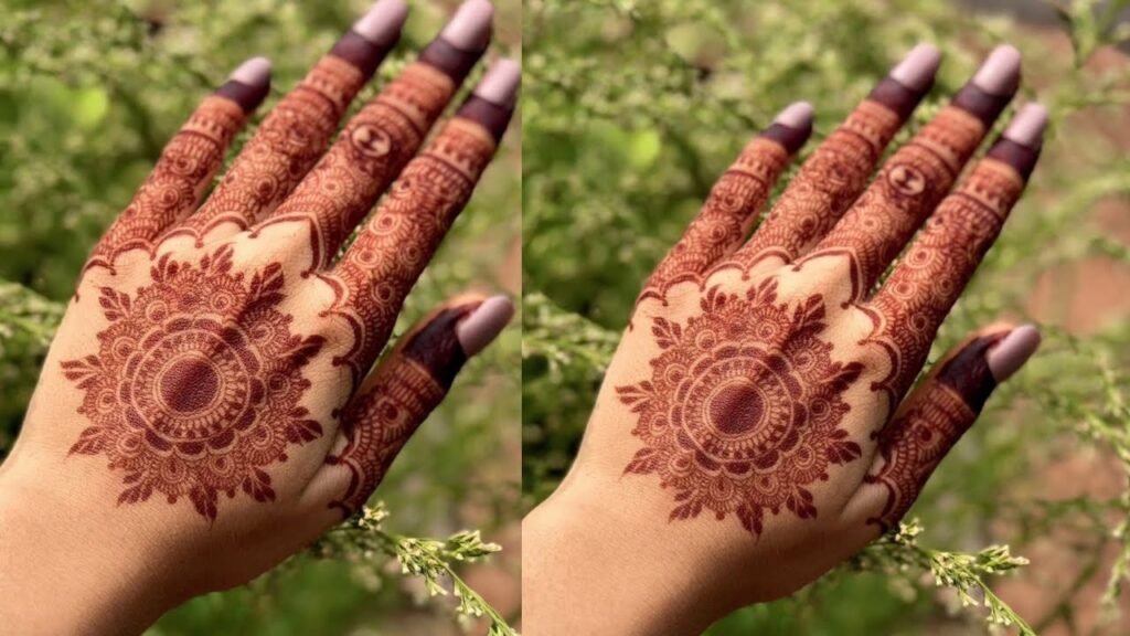 Traditional Elegance Mandala Back Hand Mehndi Designs