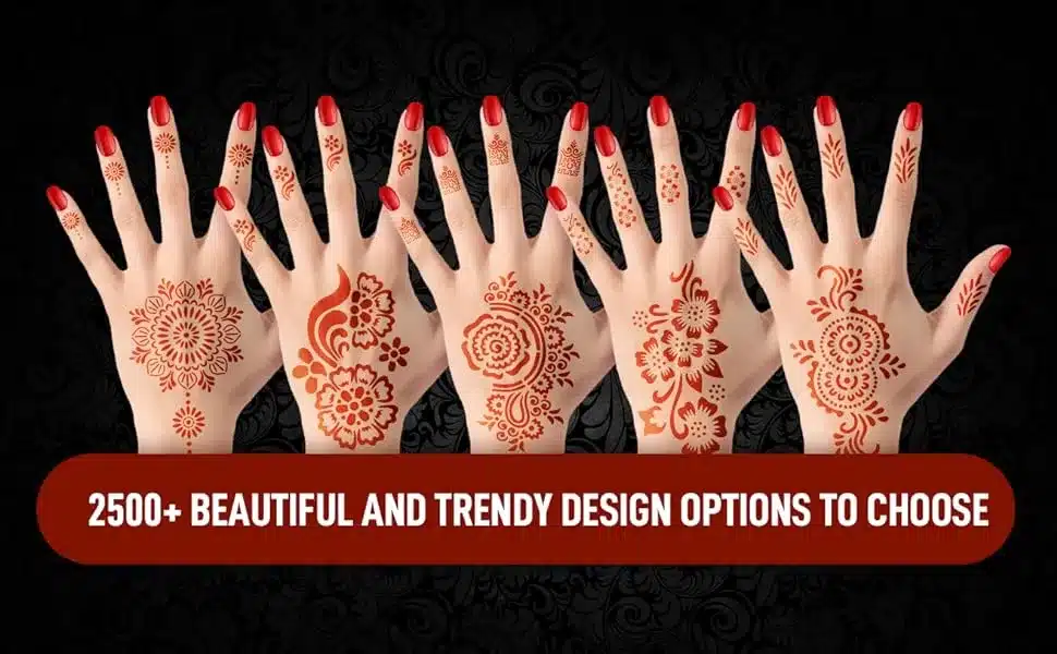 2500+ beautiful and trendy designs option to choose in Apcute henna