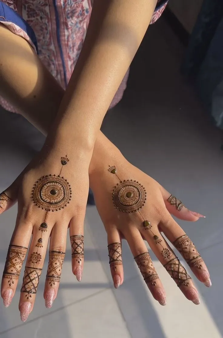Back hand ramadan mehndi designs for hand