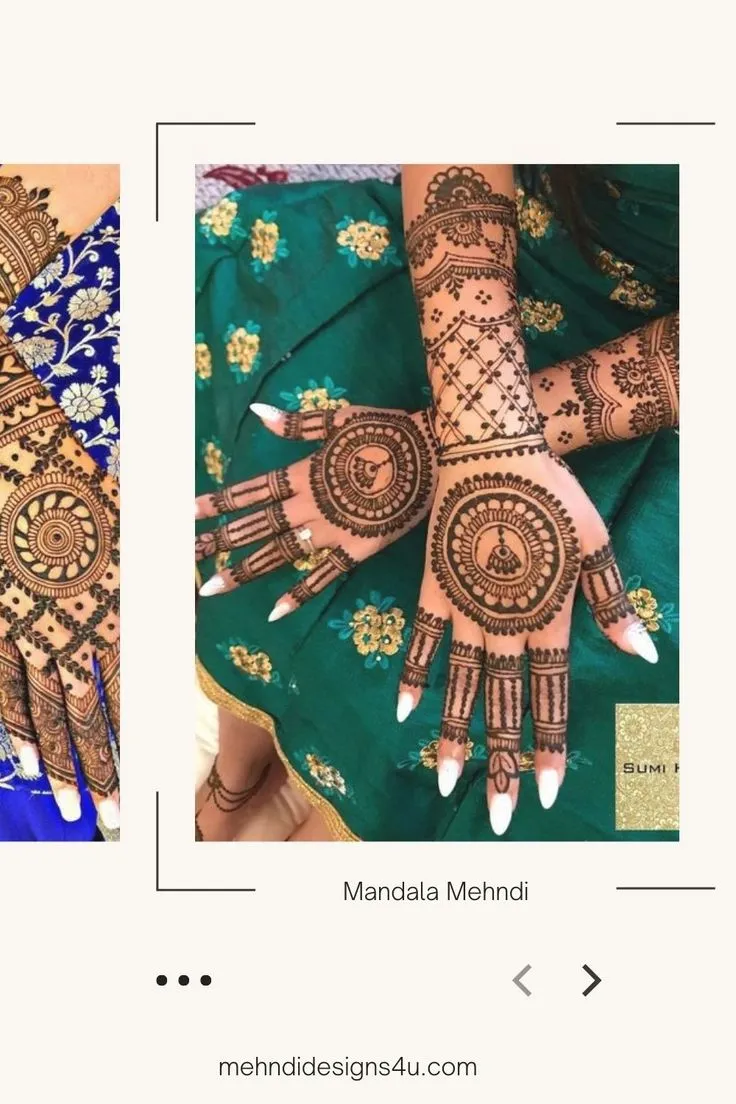 Bridal Mandala Mehndi Design for Back Hand Traditional to Modern 2024