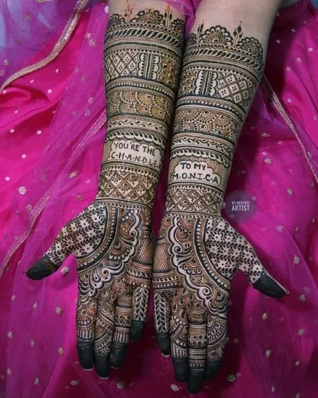 Easy and Elegant Full Hand Mehndi Designs for Brides