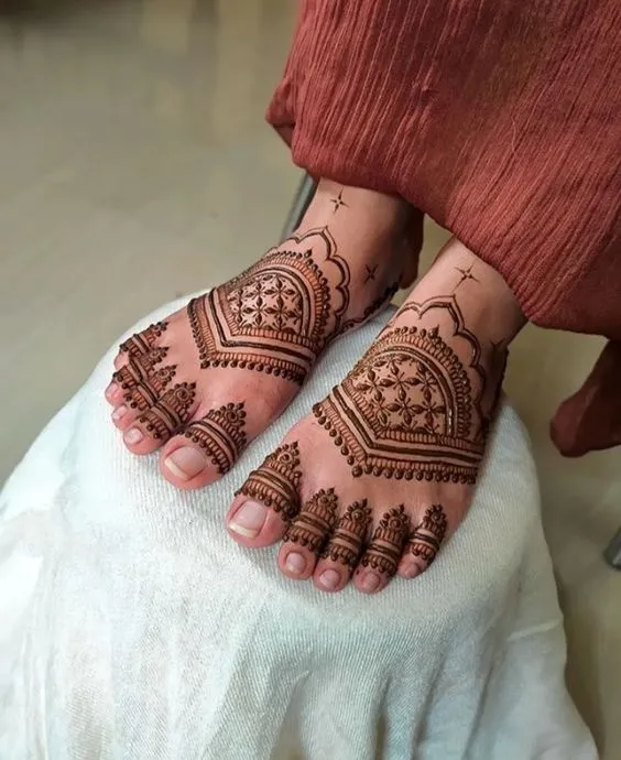 Foot Mehndi Design 