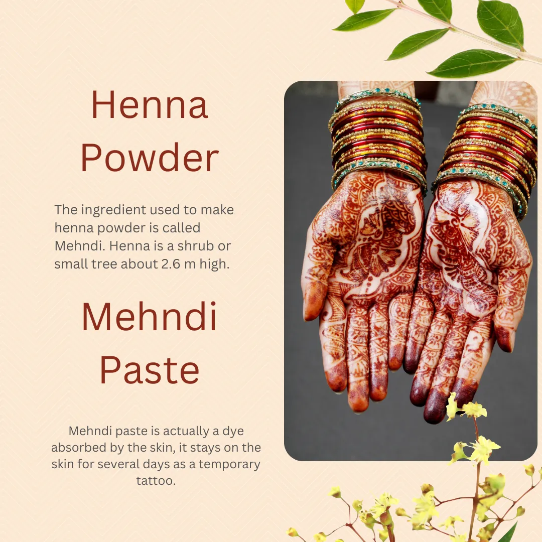 How Mehndi Paste Is Made