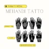 IVANA'S Heena Mehandi Tatto Stencil Set for Hand