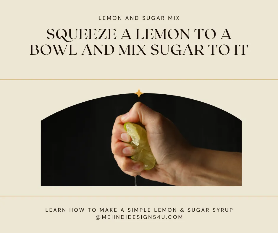 Learn how to make a simple lemon & sugar syrup
