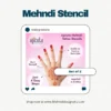 Mehndi hands Henna Tattoo Stencils Women and Girls
