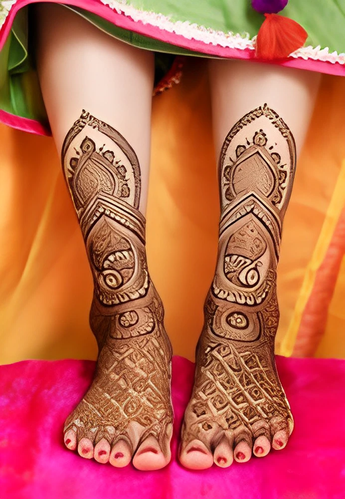 Pakistani Mehndi designs for brides by mehndidesigns4u