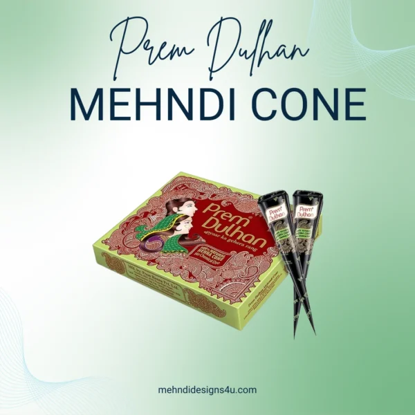 Prem Dulhan Mehendi Cone 12pc in 1 box