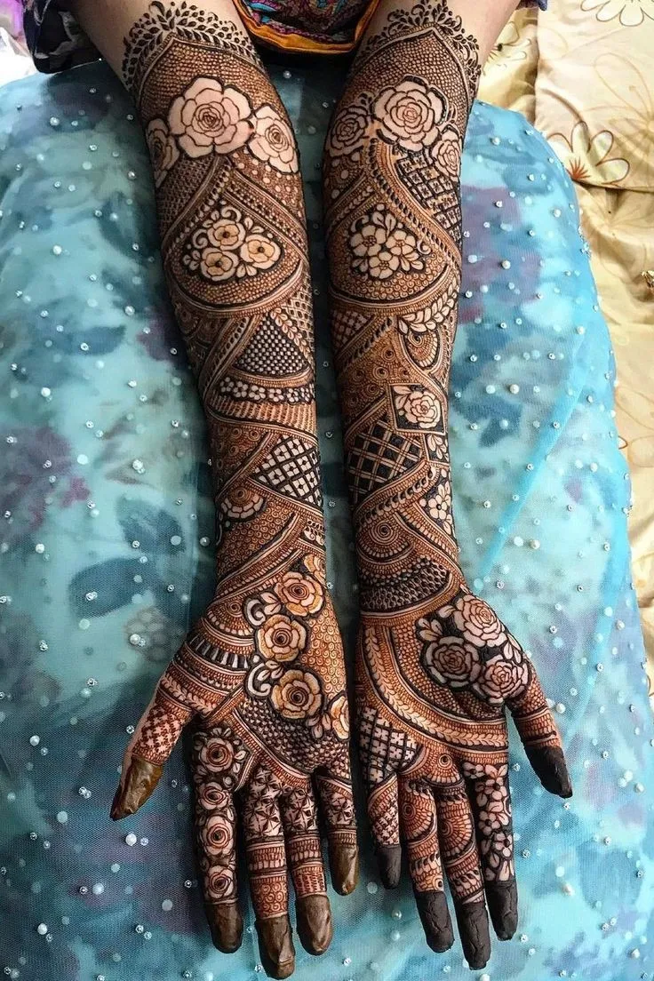 Types of Front Hand Mehndi Design